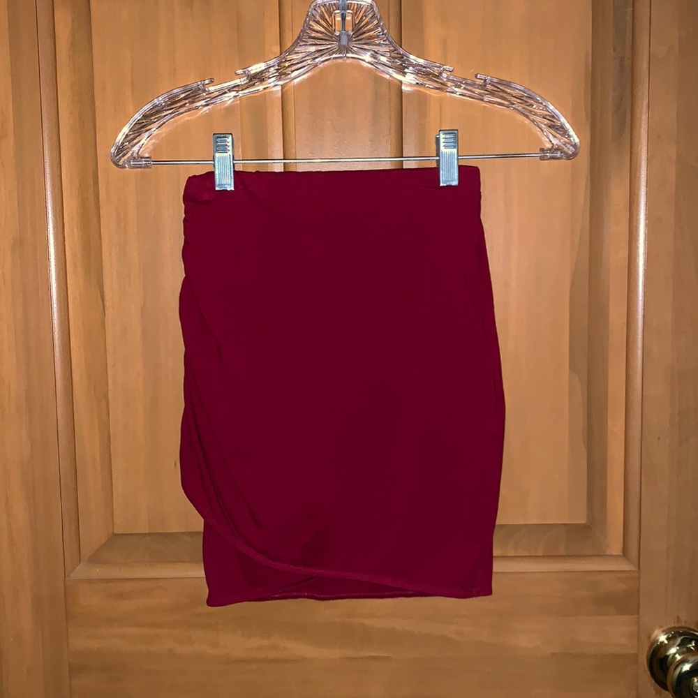 H&M red skirt, size XS